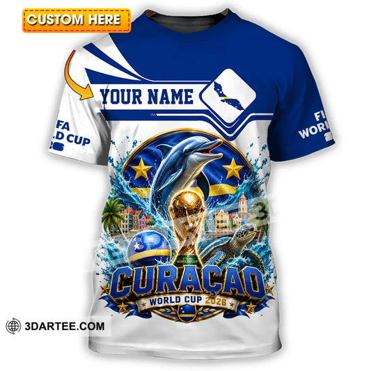 Unisex Shirt - Custom Curacao World Cup 2026 Shirt - T-shirt