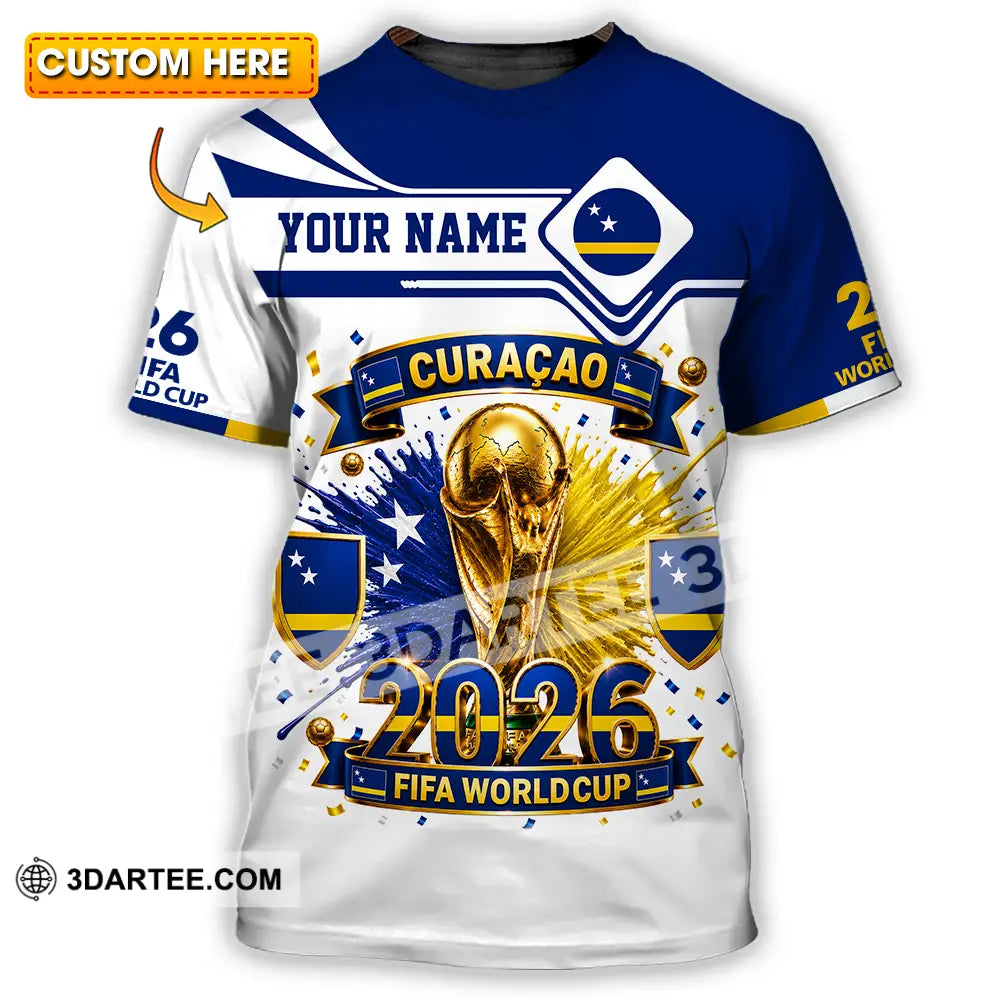 Unisex Shirt - Custom Curacao World Cup 2026 Shirt - T-shirt