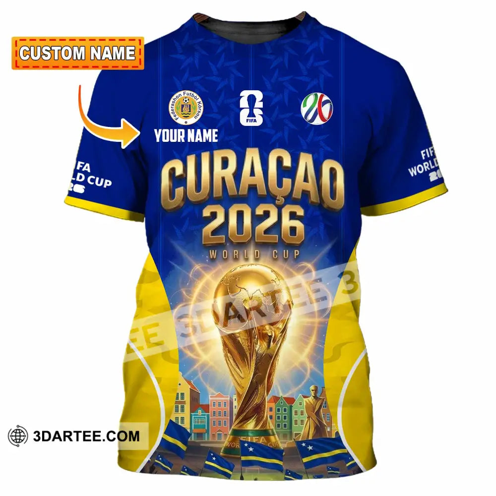 Unisex Shirt - Custom Curacao World Cup 2026 Shirt - T-shirt
