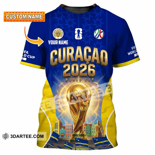 Unisex Shirt - Custom Curacao World Cup 2026 Shirt - T-shirt