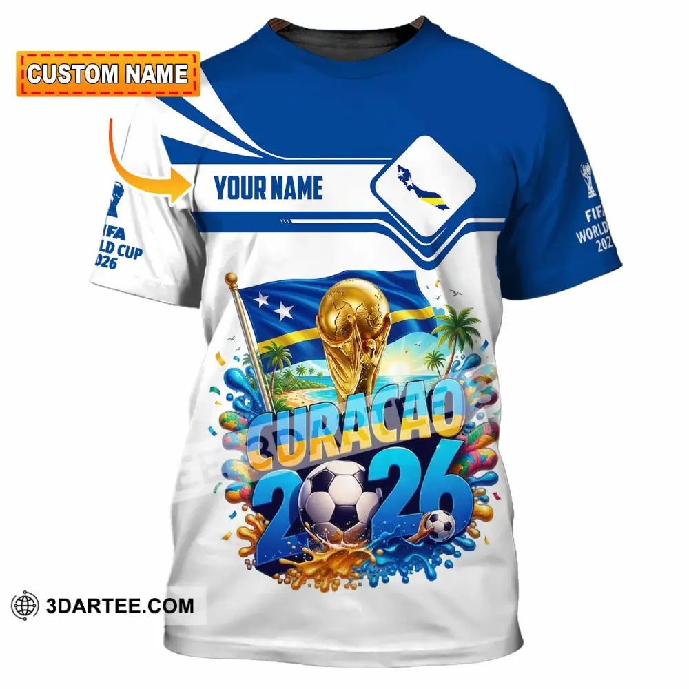 Unisex Shirt - Custom Curacao World Cup 2026 Shirt - T-shirt
