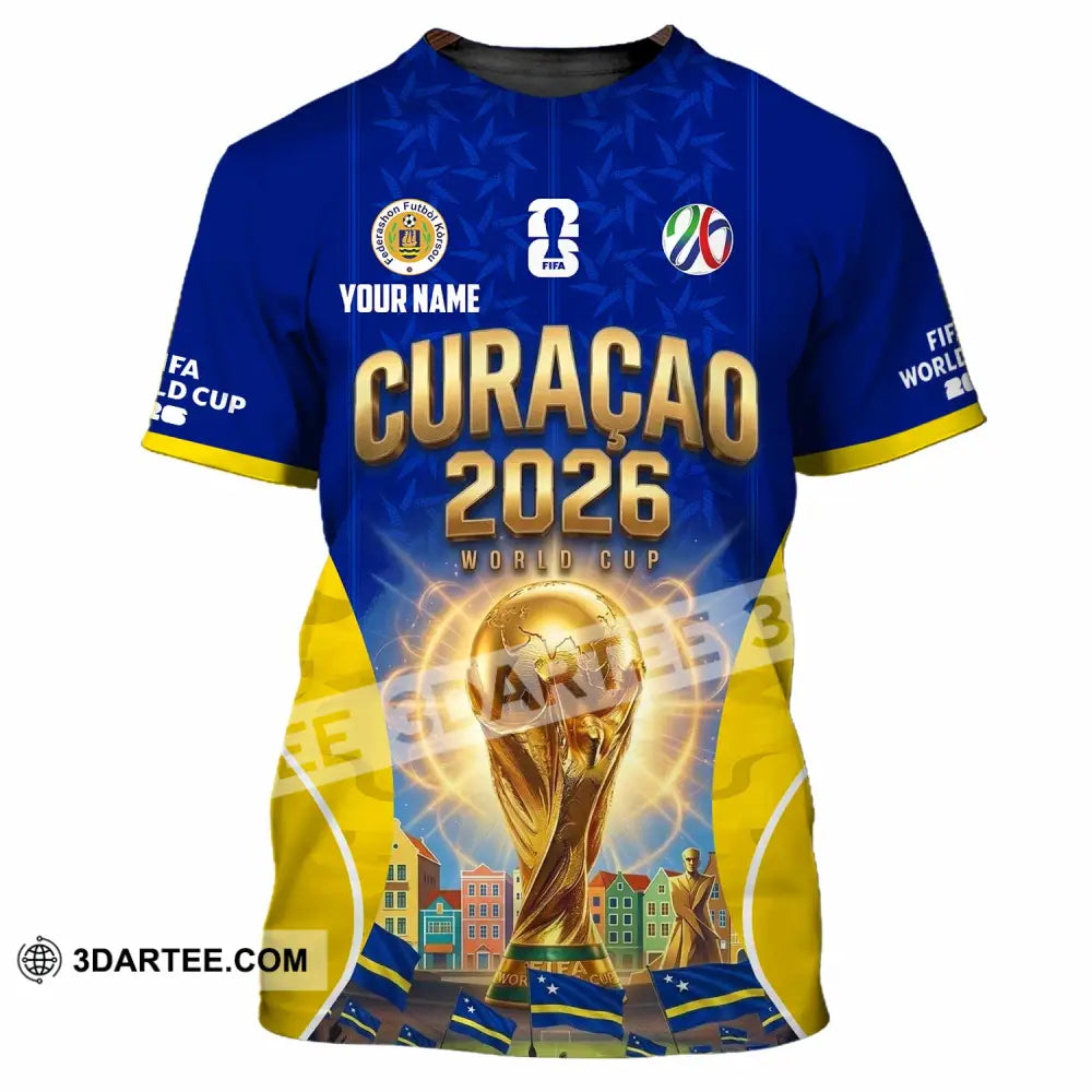 Unisex Shirt - Custom Curacao World Cup 2026 Shirt - T-Shirt / S - T-shirt