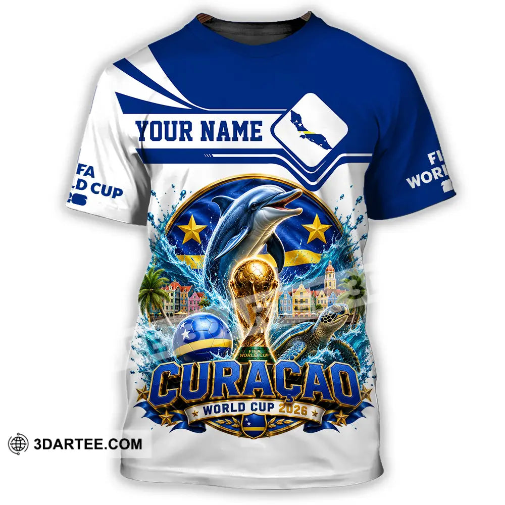 Unisex Shirt - Custom Curacao World Cup 2026 Shirt - T-Shirt / S - T-shirt