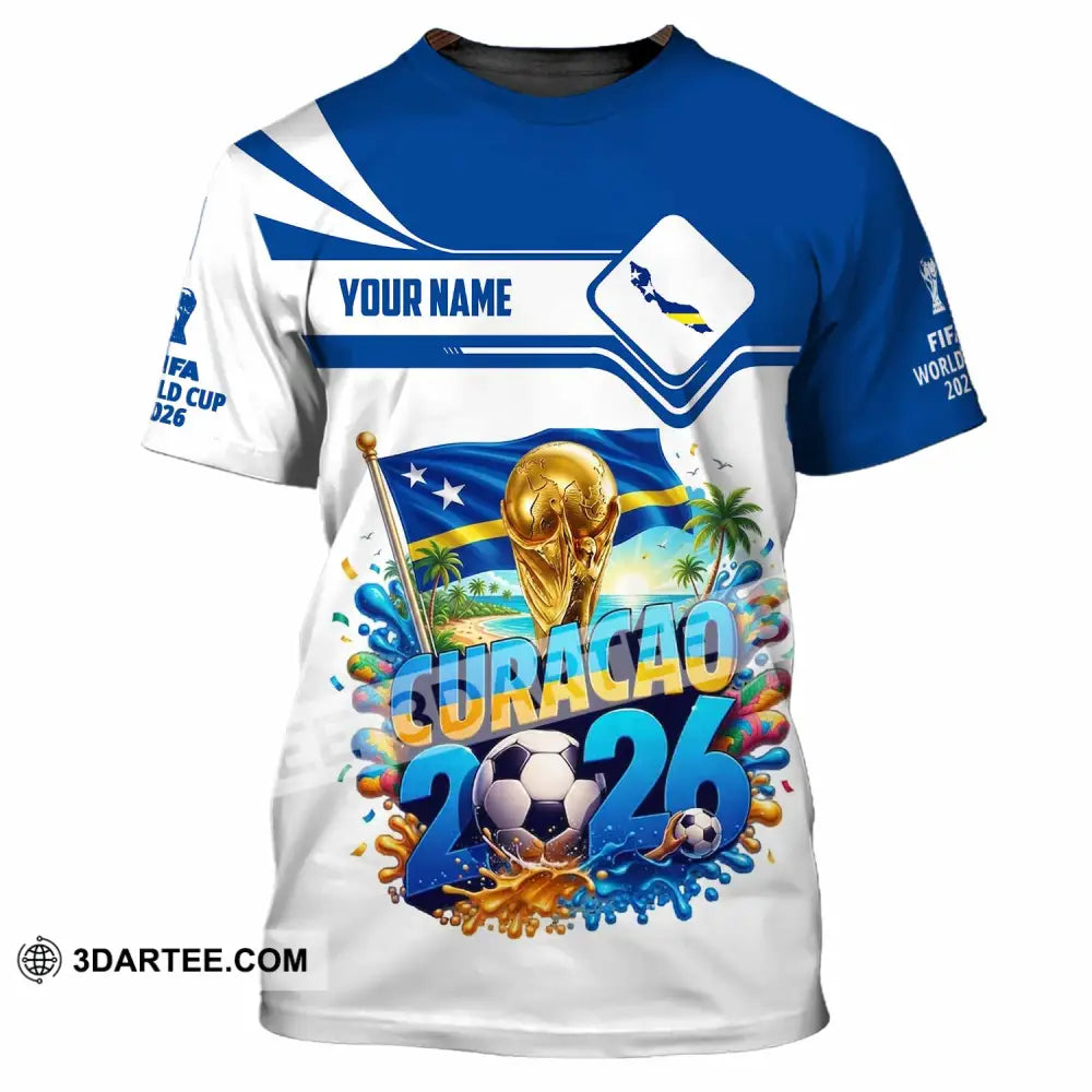 Unisex Shirt - Custom Curacao World Cup 2026 Shirt - T-Shirt / S - T-shirt