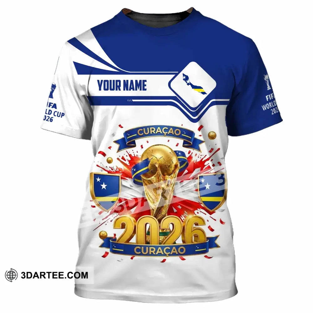 Unisex Shirt - Custom Curacao World Cup 2026 Shirt - T-Shirt / S - T-shirt