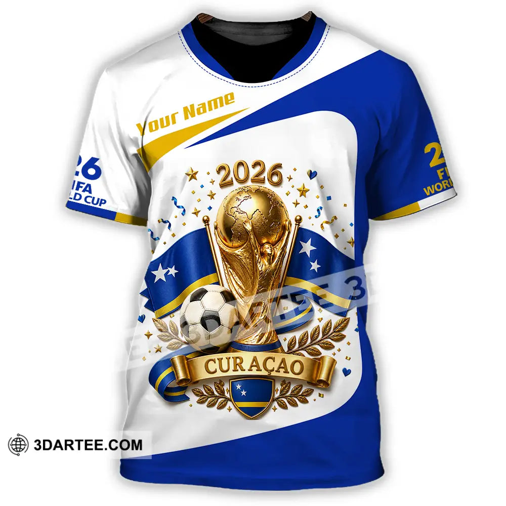 Unisex Shirt - Custom Curacao World Cup 2026 Shirt - T-Shirt / S - T-shirt