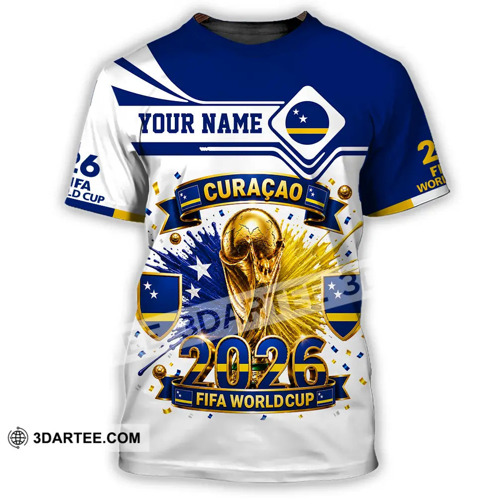 Unisex Shirt - Custom Curacao World Cup 2026 Shirt - T-Shirt / S - T-shirt