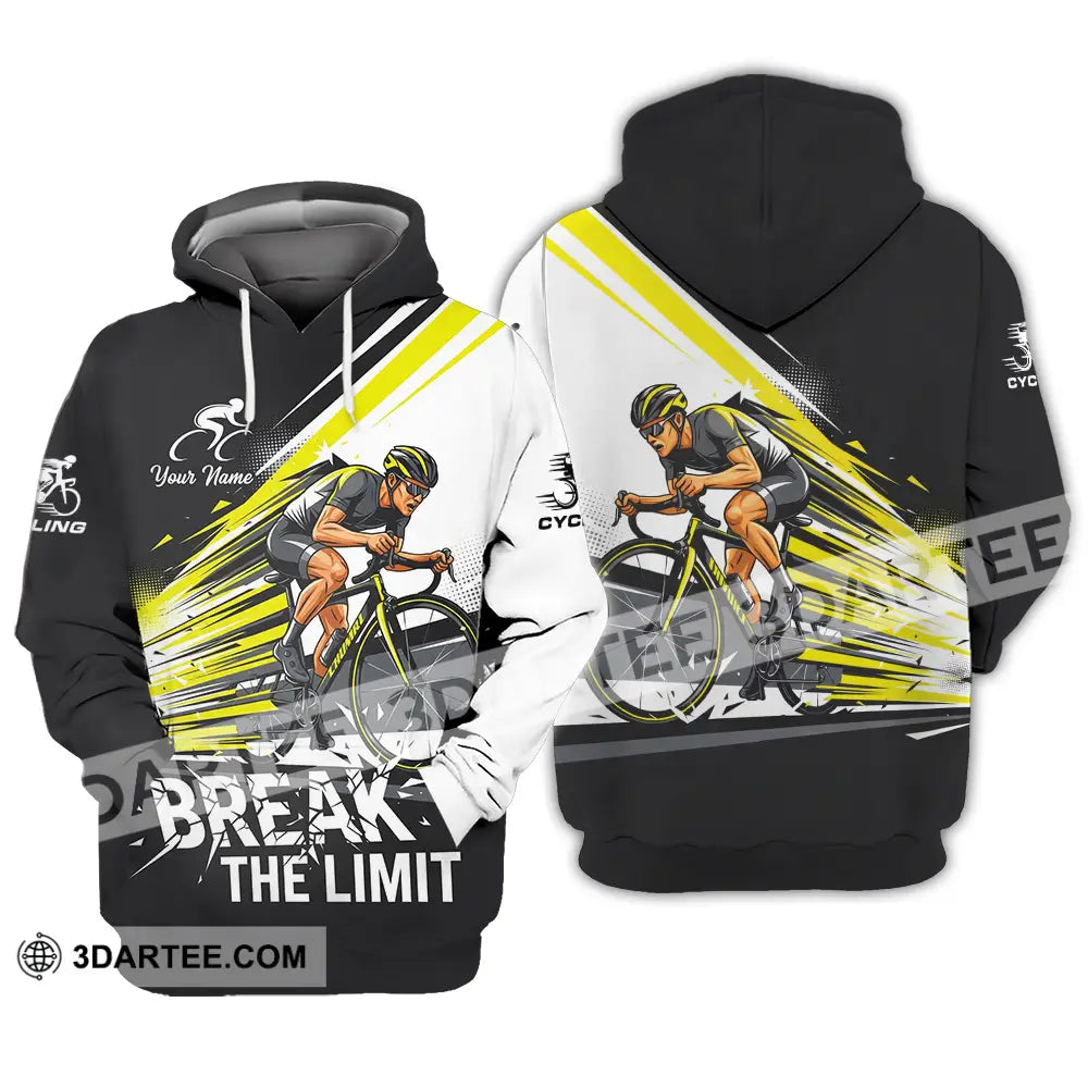 Unisex Shirt - Custom Cycling Break The Limit 3D Shirt - Hoodie / S - T-shirt