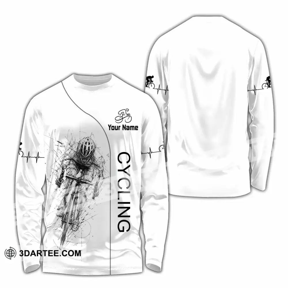 Unisex Shirt - Custom Cycling Shirt - Long Sleeve Shirt / S - T-shirt