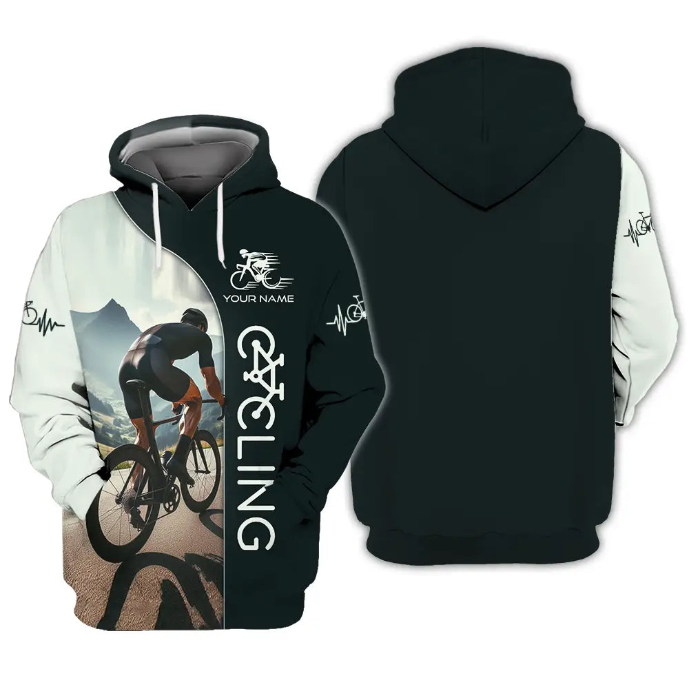 Unisex Shirt - Custom Cycling Lover Shirt Hoodie / S T-shirt