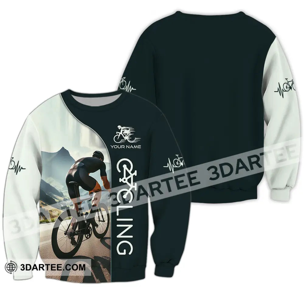 Unisex Shirt - Custom Cycling Lover Shirt Long Sleeve / S T-shirt
