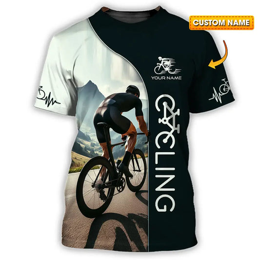 Unisex Shirt - Custom Cycling Lover Shirt T-shirt