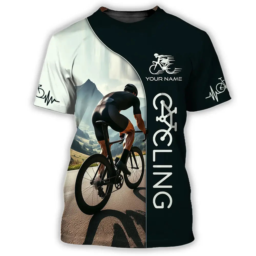 Unisex Shirt - Custom Cycling Lover Shirt T-Shirt / S T-shirt