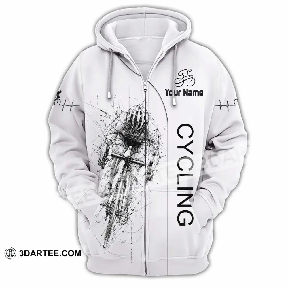 Unisex Shirt - Custom Cycling Shirt - Zipper Hoodie / S - T-shirt