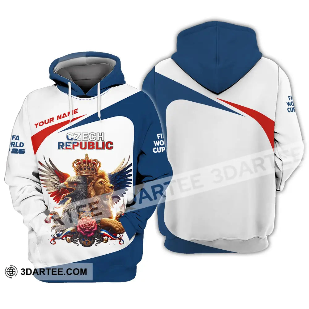 Unisex Shirt - Custom Czech Republic 3D Shirt - Hoodie / S - T-shirt