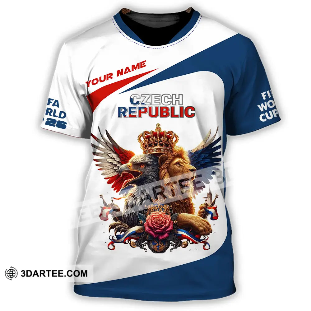 Unisex Shirt - Custom Czech Republic 3D Shirt - T-Shirt / S - T-shirt