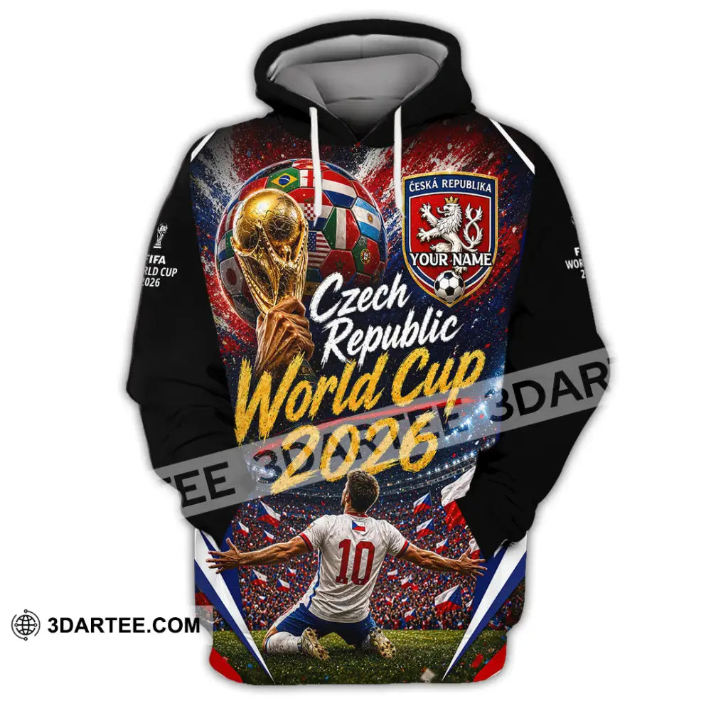 Unisex Shirt - Custom Czech Republic World Cup 2026 Shirt - Hoodie / S - T-shirt