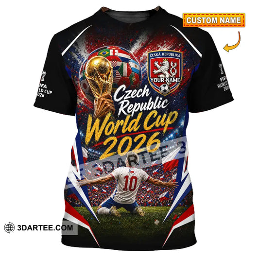Unisex Shirt - Custom Czech Republic World Cup 2026 Shirt - T-shirt