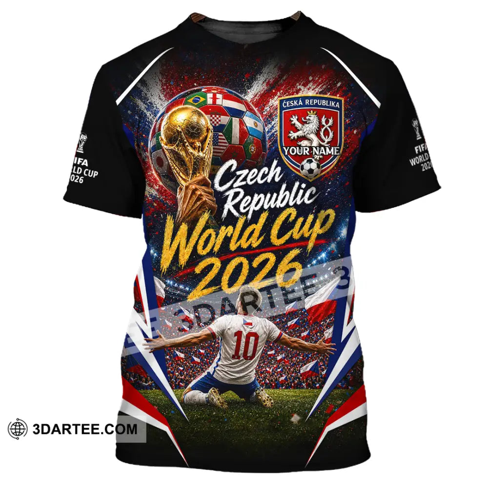 Unisex Shirt - Custom Czech Republic World Cup 2026 Shirt - T-Shirt / S - T-shirt