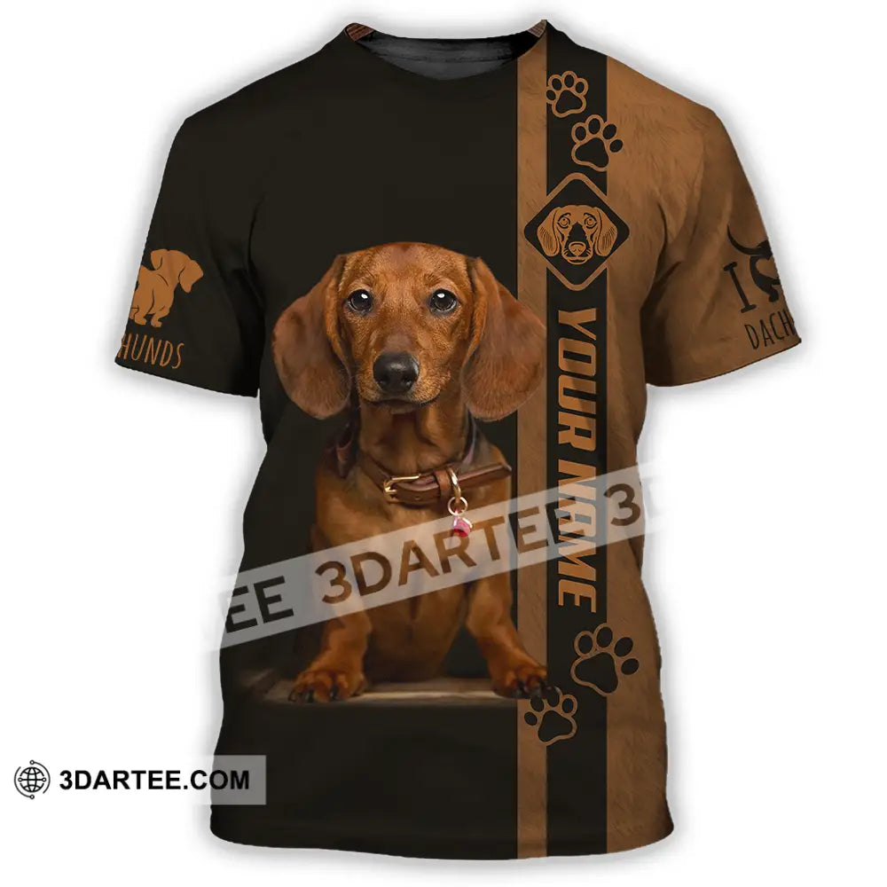 Unisex Shirt - Custom Dachshund Shirt T-Shirt / S T-shirt