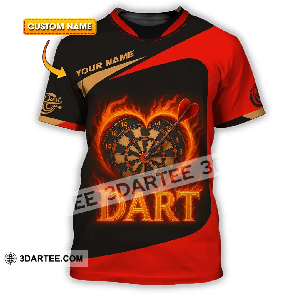 Unisex Shirt - Custom Dart Heart Shirt T-shirt