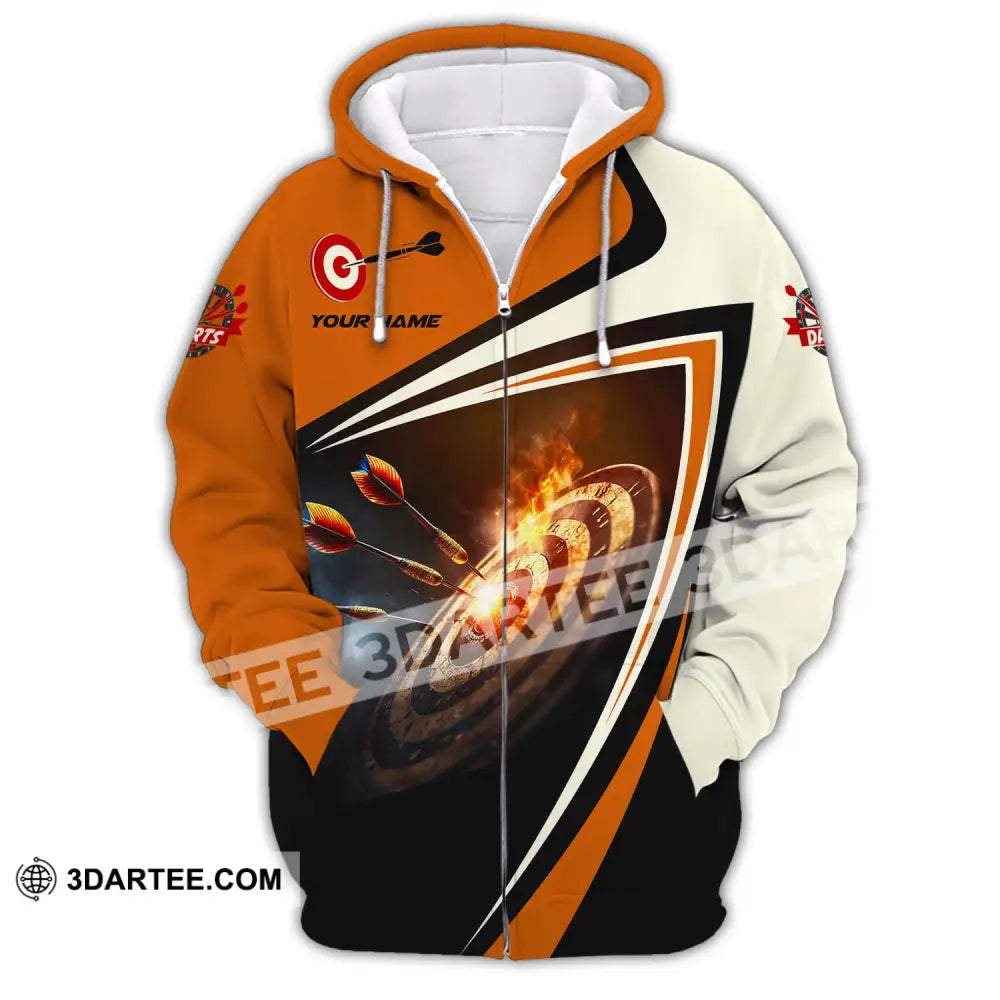 Unisex Shirt - Custom Dart Lover Sport Shirt Zipper Hoodie / S T-shirt