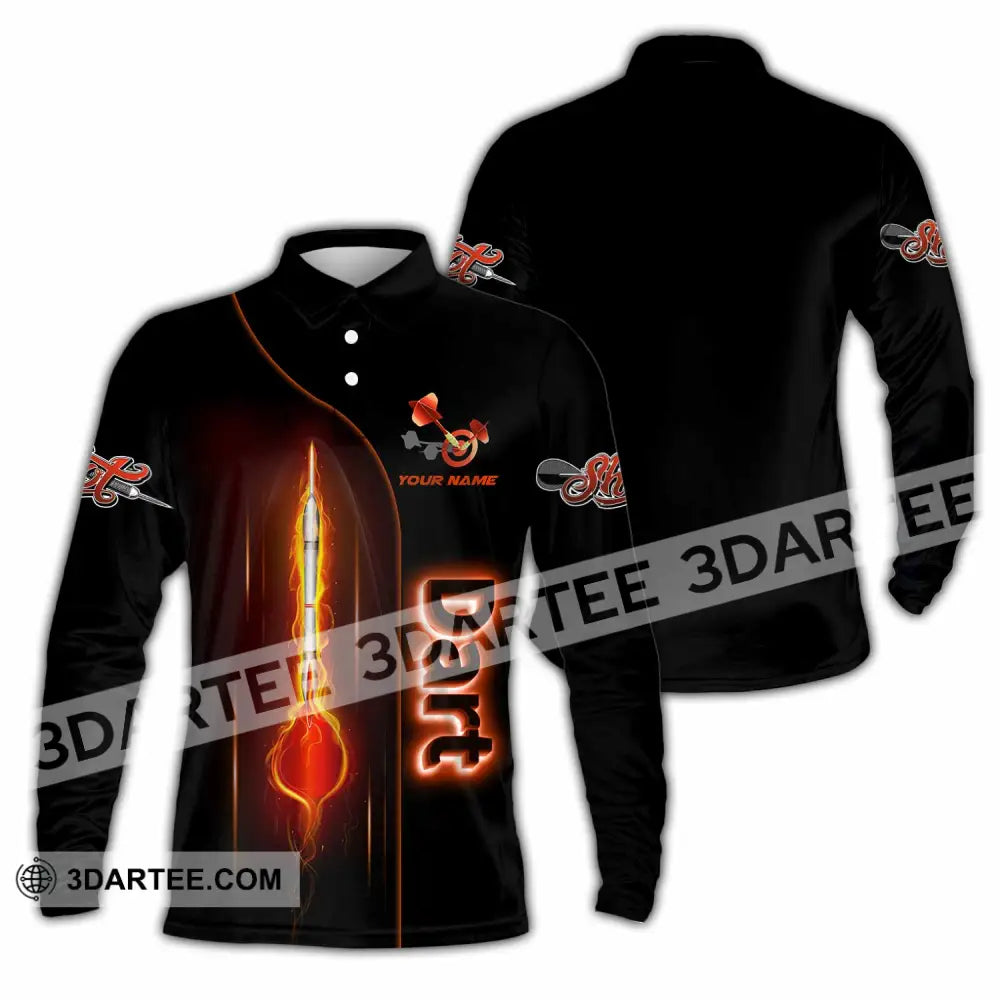 Unisex Shirt - Custom Dart Sport Shirt Long Sleeve Polo / S T-shirt