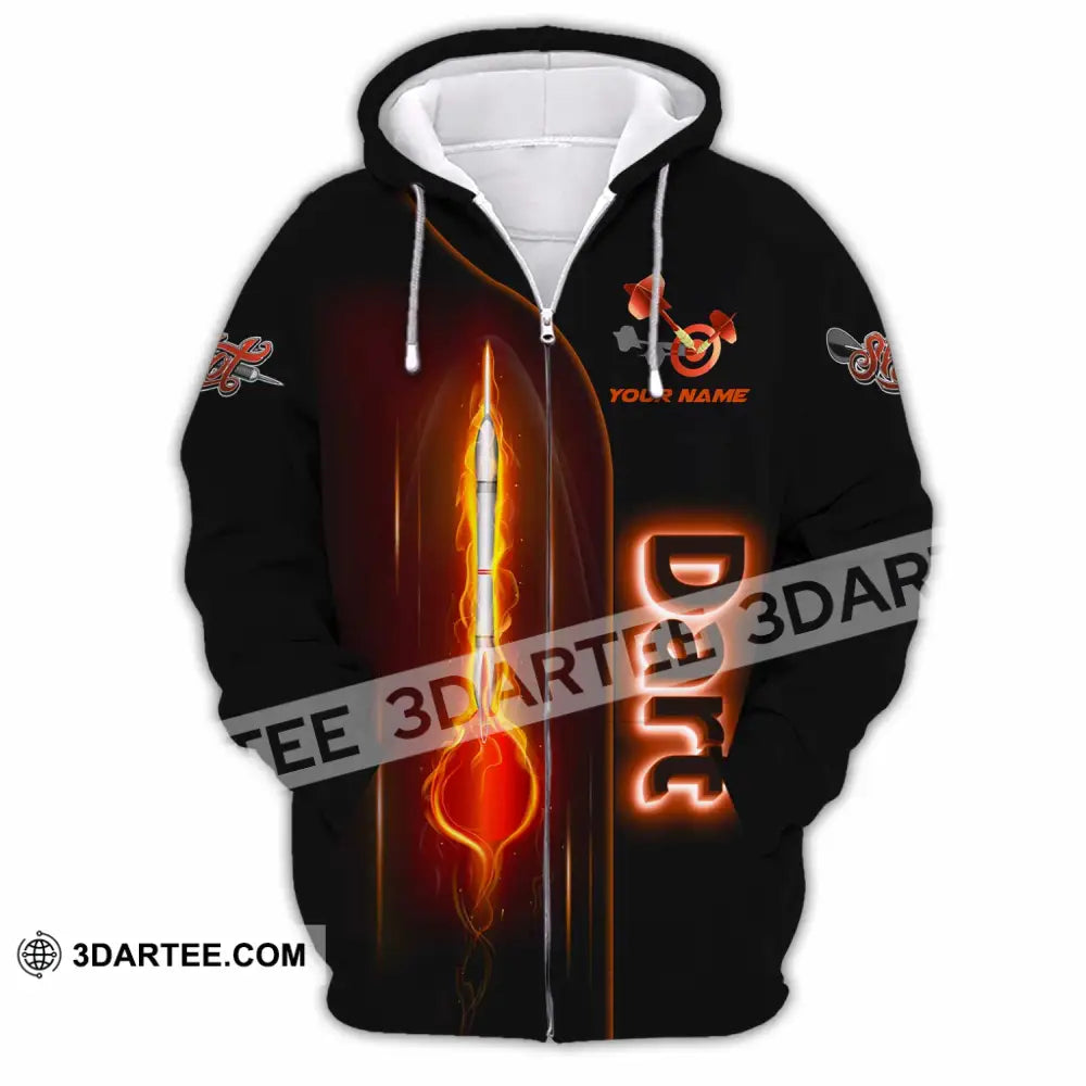 Unisex Shirt - Custom Dart Sport Shirt Zipper Hoodie / S T-shirt