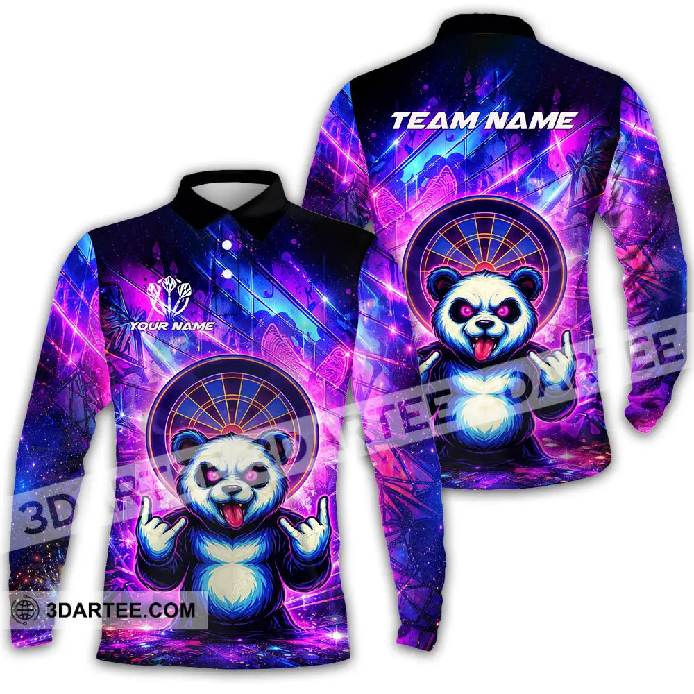 Unisex Shirt - Custom Darts 3D Shirt Long Sleeve Polo / S T-shirt