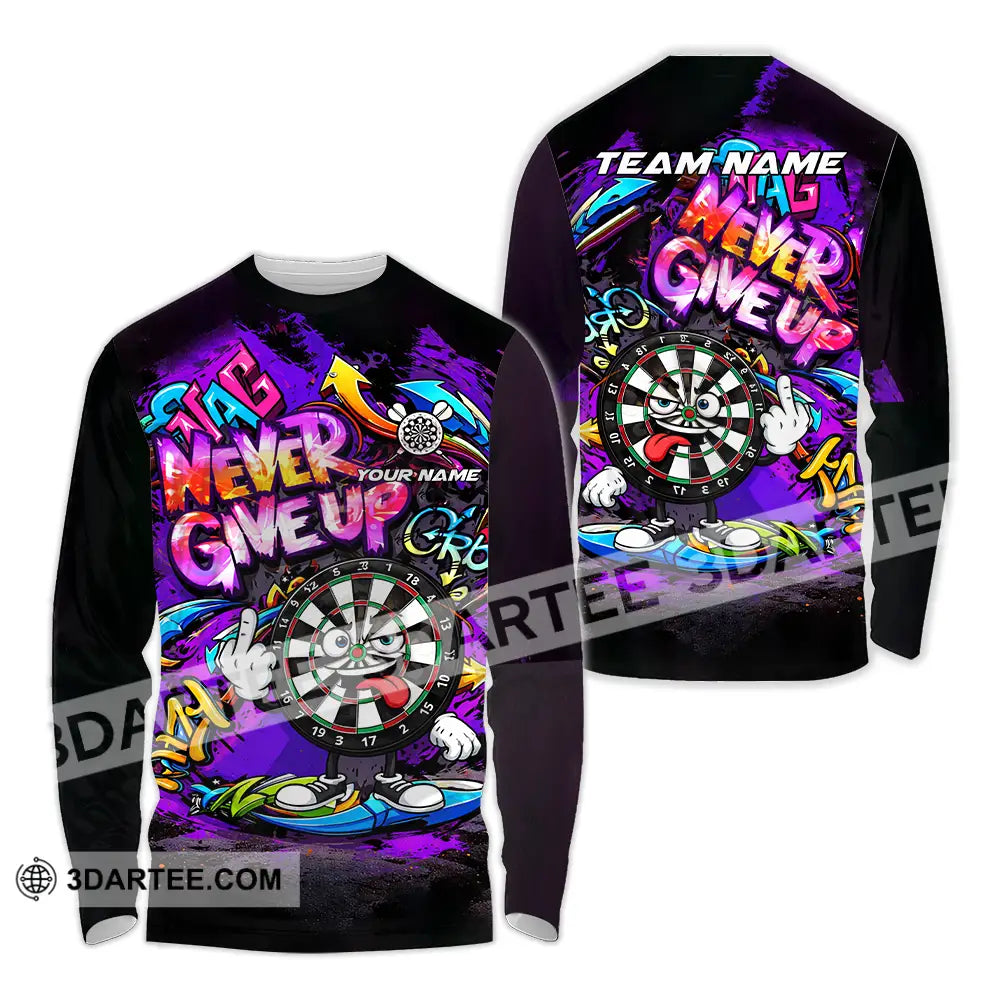 Unisex Shirt - Custom Darts 3D Shirt Long Sleeve Shirt / S T-shirt