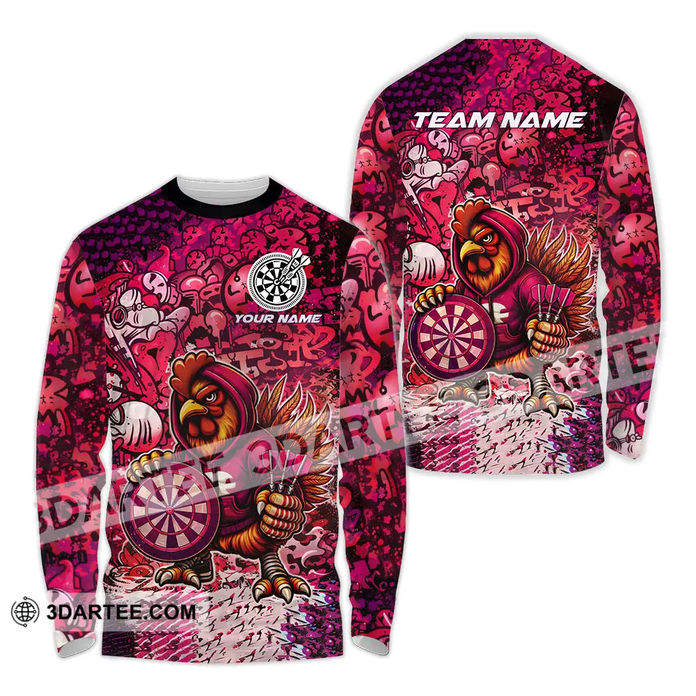 Unisex Shirt - Custom Darts 3D Shirt Long Sleeve Shirt / S T-shirt