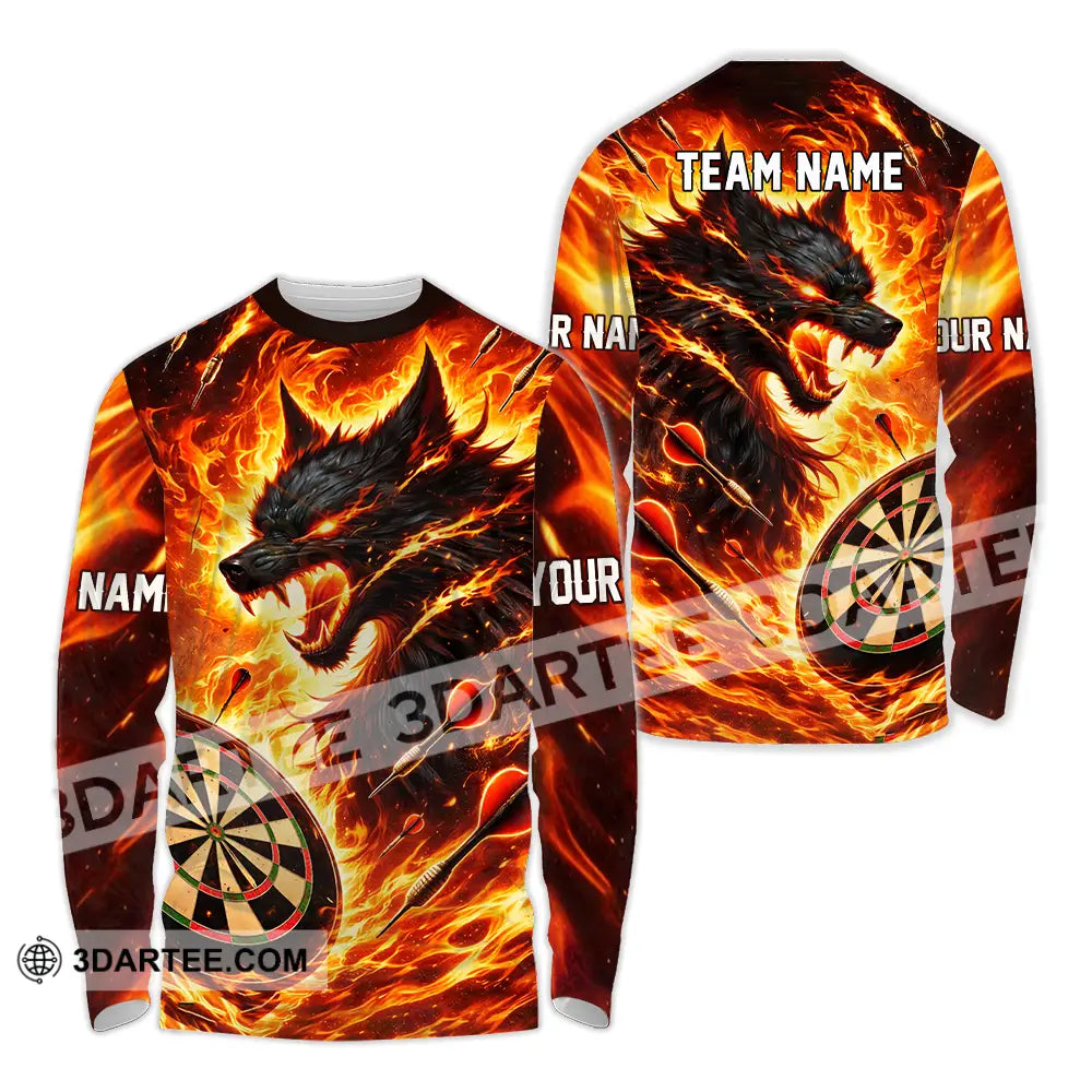 Unisex Shirt - Custom Darts 3D Shirt Long Sleeve Shirt / S T-shirt