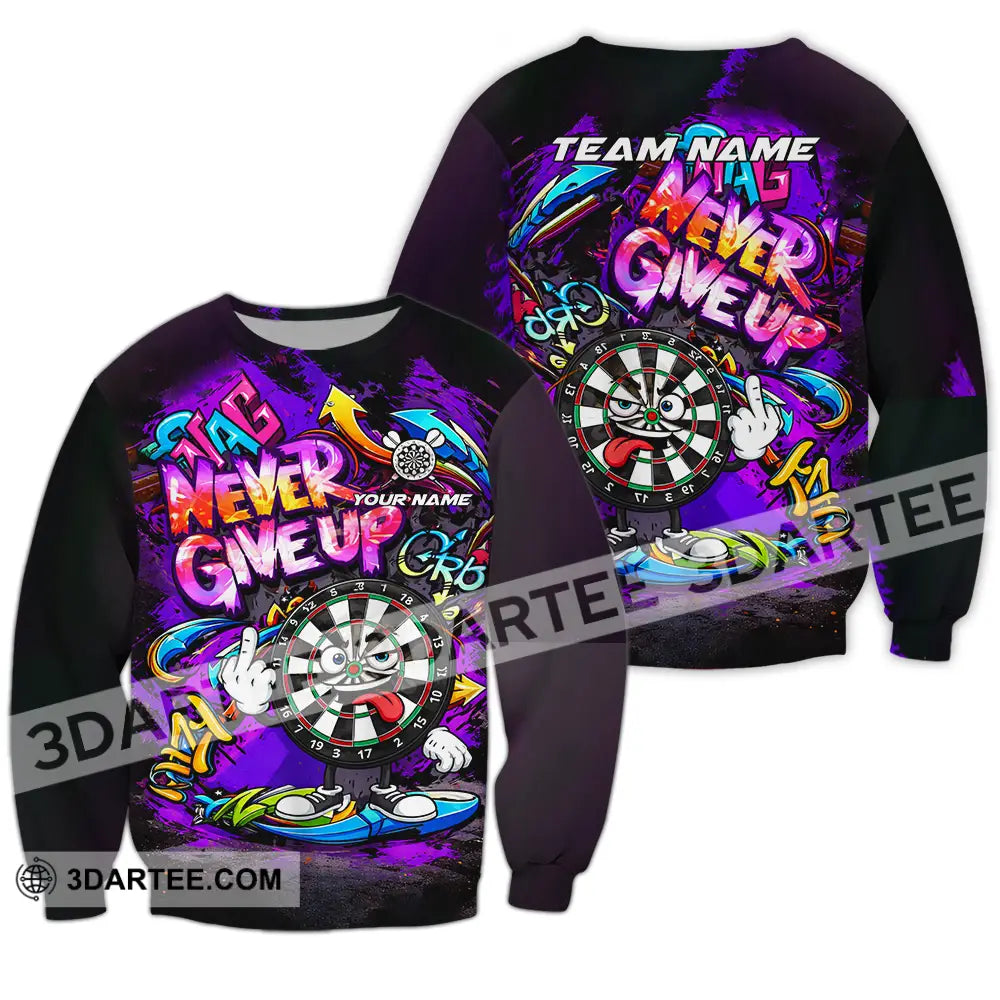 Unisex Shirt - Custom Darts 3D Shirt Long Sleeve / S T-shirt