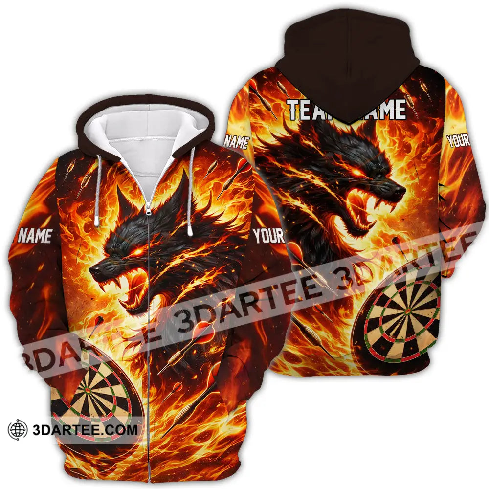 Unisex Shirt - Custom Darts 3D Shirt Zipper Hoodie / S T-shirt