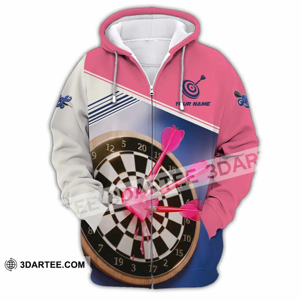 Unisex Shirt - Custom Darts 3D Shirt Zipper Hoodie / S T-shirt