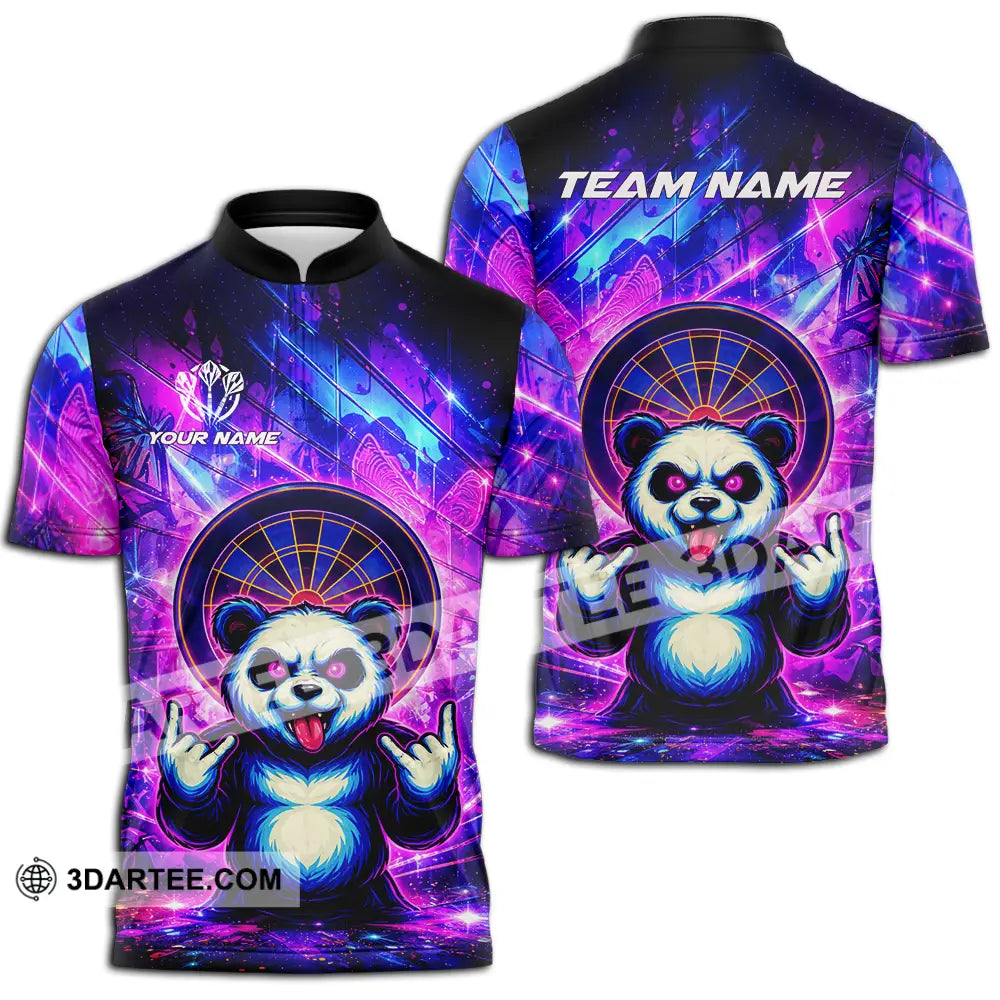 Unisex Shirt - Custom Darts 3D Shirt Zipper Polo Shirt / S T-shirt