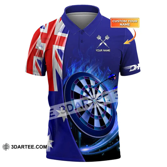 Unisex Shirt Custom Darts Hoodie Team T-Shirt Gift For Players Polo / S