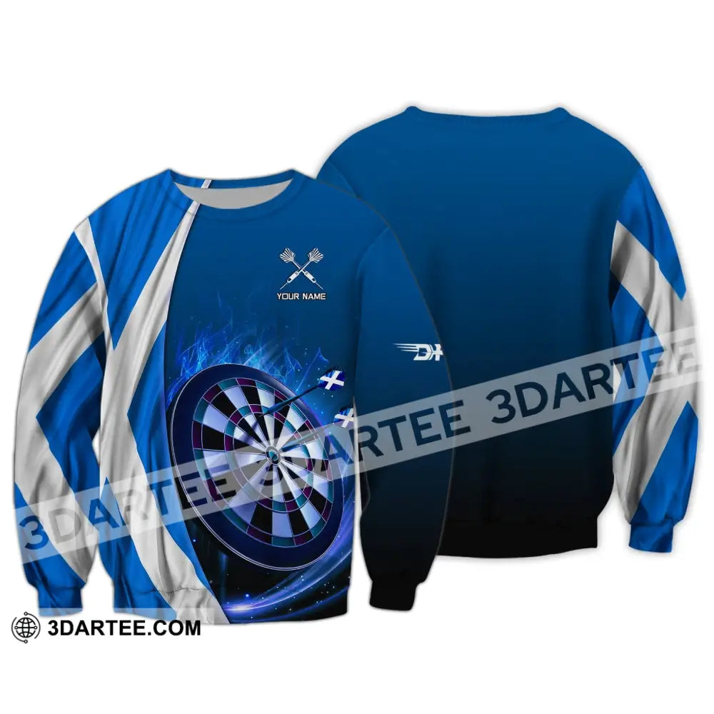 Unisex Shirt Custom Darts Polo Hoodie Team T-Shirt Gift For Players Long Sleeve / S