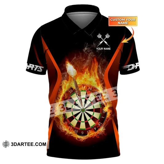 Unisex Shirt Custom Darts Polo Hoodie Team T-Shirt Gift For Players / S