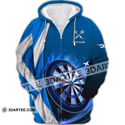 Unisex Shirt Custom Darts Polo Hoodie Team T-Shirt Gift For Players Zipper / S