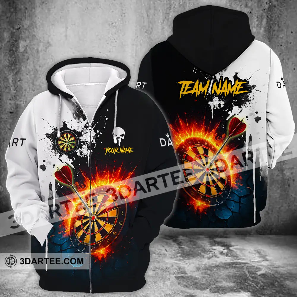 Unisex Shirt - Custom Darts Shirt Zipper Hoodie / S T-shirt