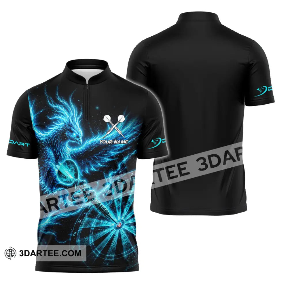Unisex Shirt - Custom Darts Shirt - Zipper Polo Shirt / S - T-shirt