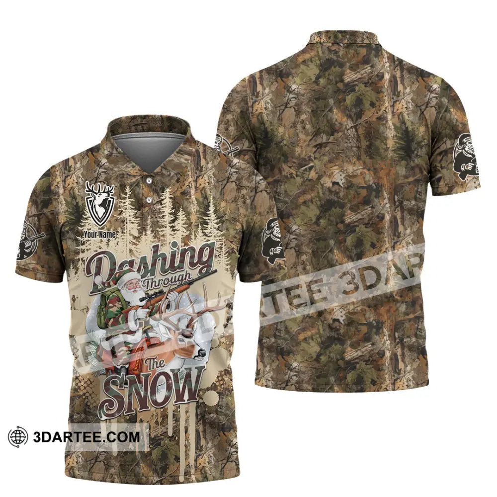 Unisex Shirt - Custom Dashing Through The Snow Shirt Polo Shirt / S T-shirt
