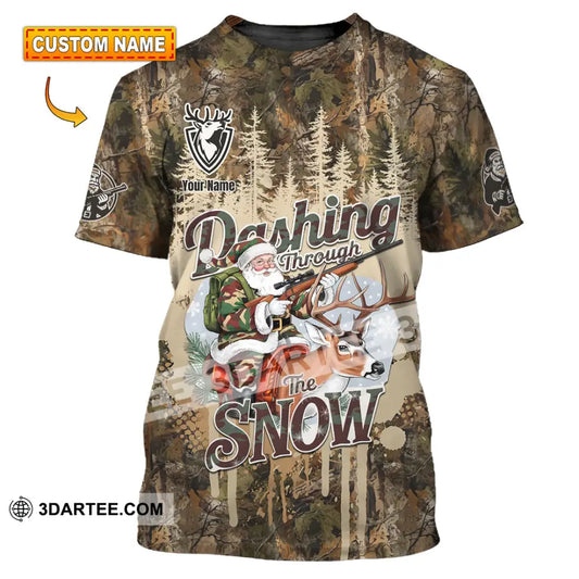 Unisex Shirt - Custom Dashing Through The Snow Shirt T-shirt