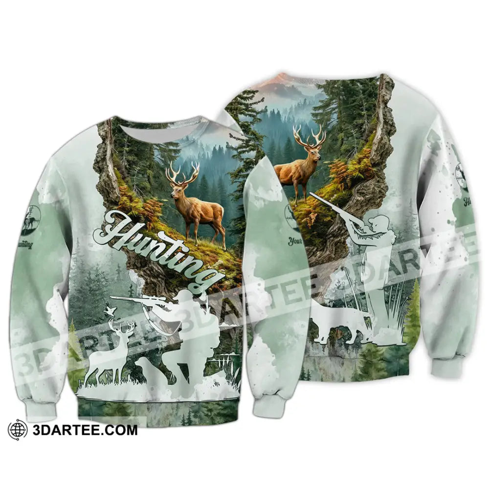 Unisex Shirt - Custom Deer Hunting Shirt Long Sleeve / S T-shirt