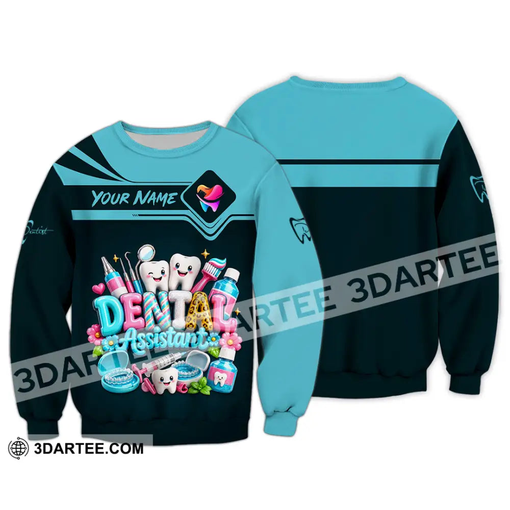 Unisex Shirt - Custom Dental Assistant Shirt - Long Sleeve / S - T-shirt