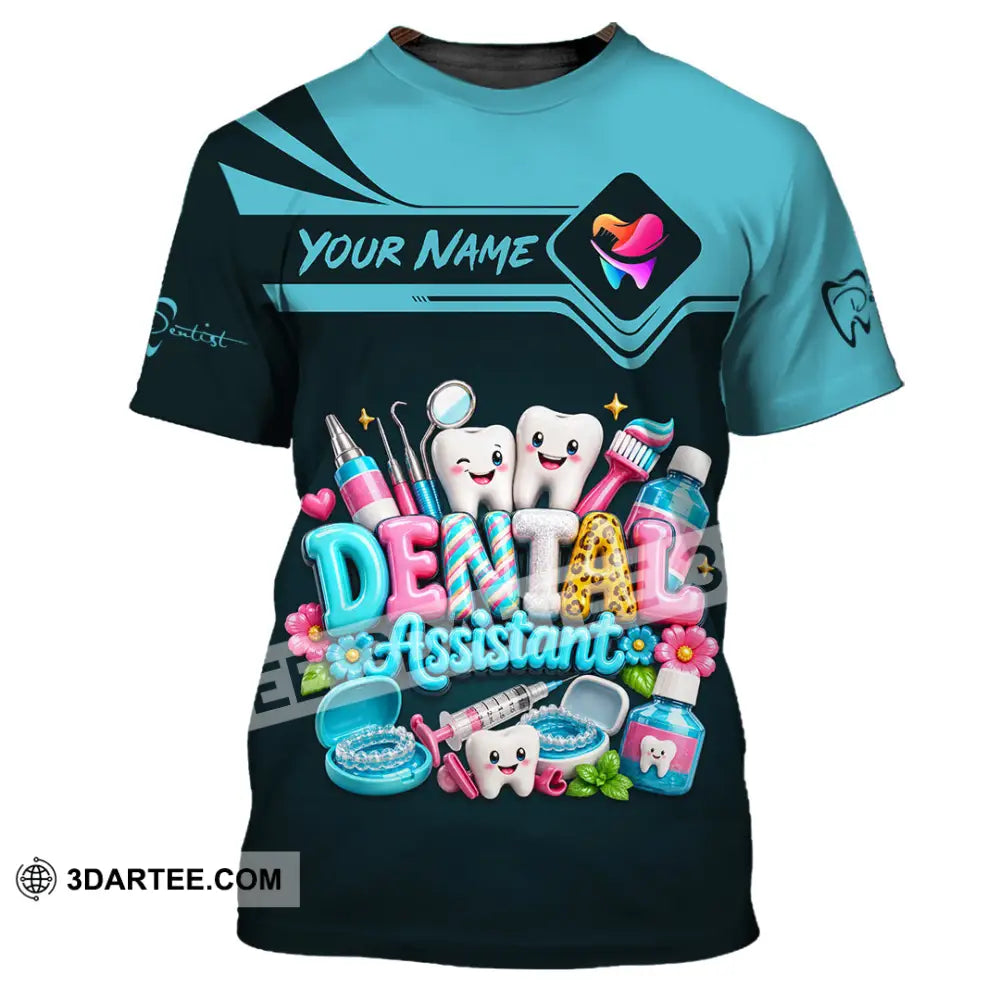 Unisex Shirt - Custom Dental Assistant Shirt - T-Shirt / S - T-shirt