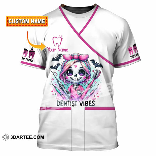 Unisex Shirt - Custom Dentist Halloween Vibes Shirt T-shirt