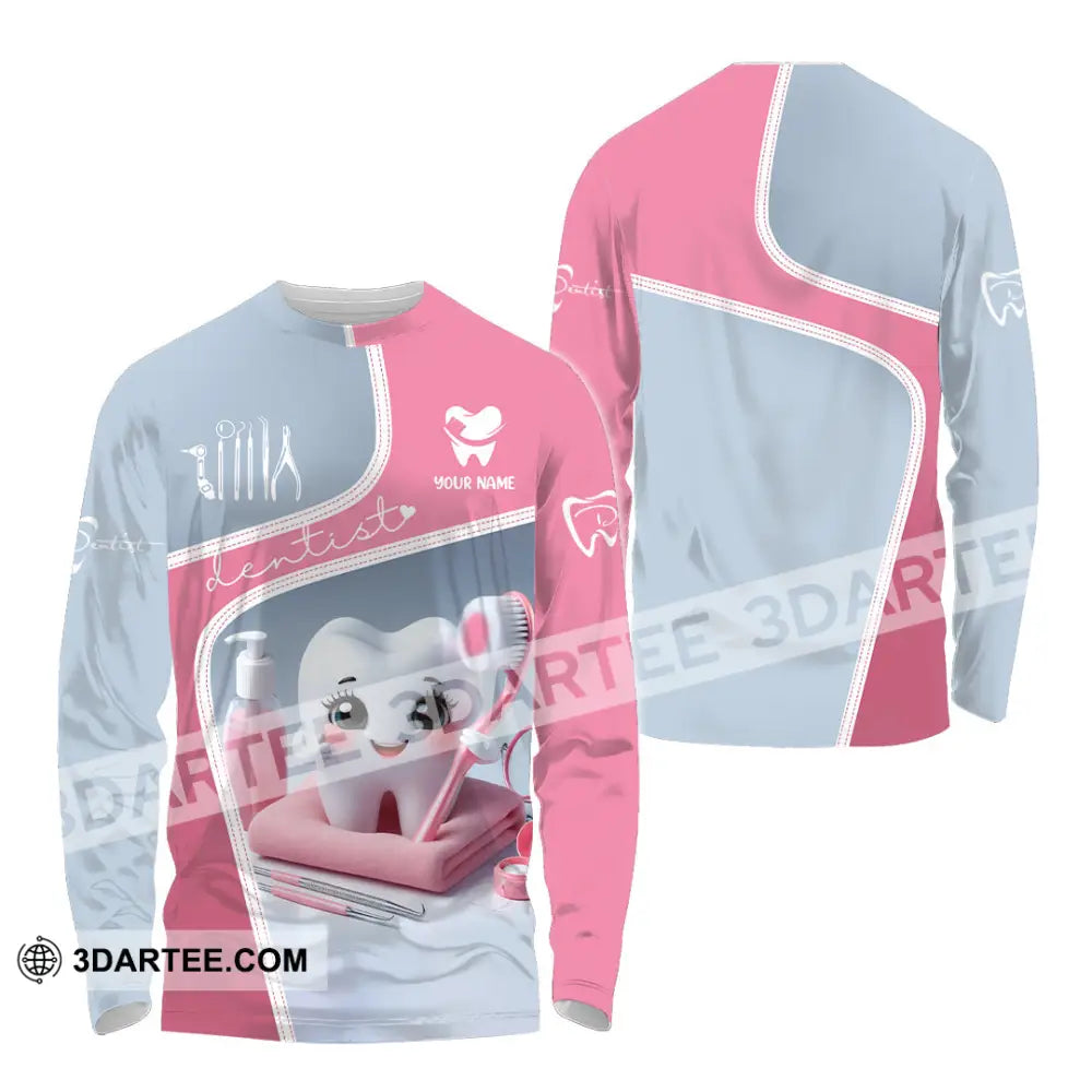 Unisex Shirt - Custom Dentist Shirt - Long Sleeve Shirt / S - T-shirt