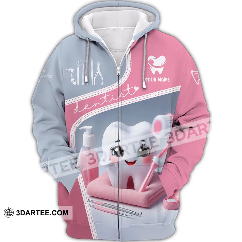 Unisex Shirt - Custom Dentist Shirt - Zipper Hoodie / S - T-shirt